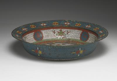 图片[2]-Copper basin in cloisonne enamels, Qing dynasty (1644-1911)-China Archive